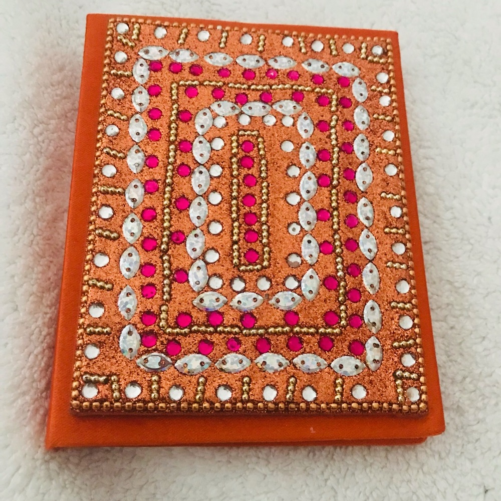 Handcrafted Indian Embellished Pocket Notebook Journal Diary